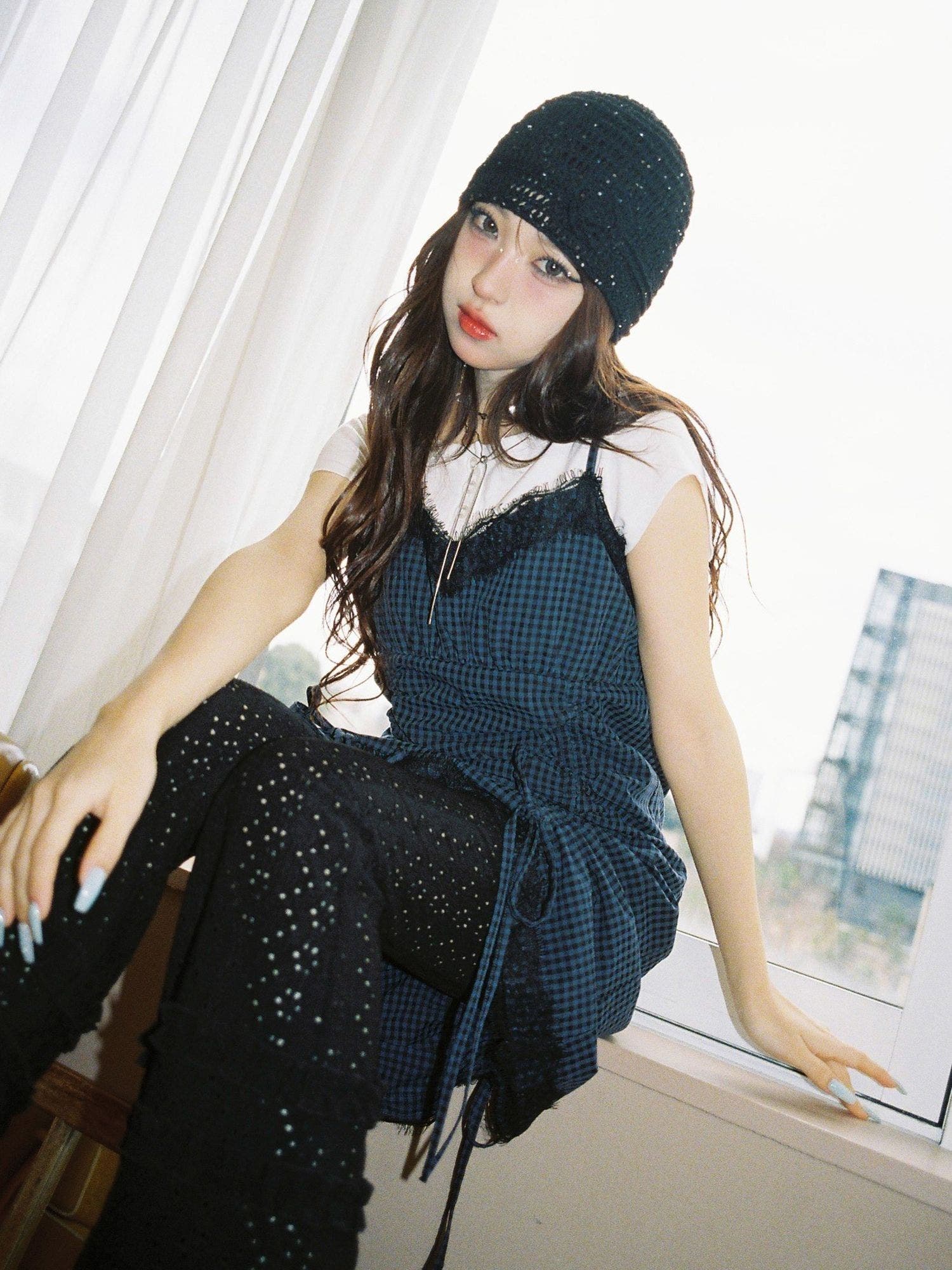 【MINAMI×jouetie】シャーリングキャミワンピース MINAMI×jouetie】シャーリングキャミワンピース[品番：MKSW0070229