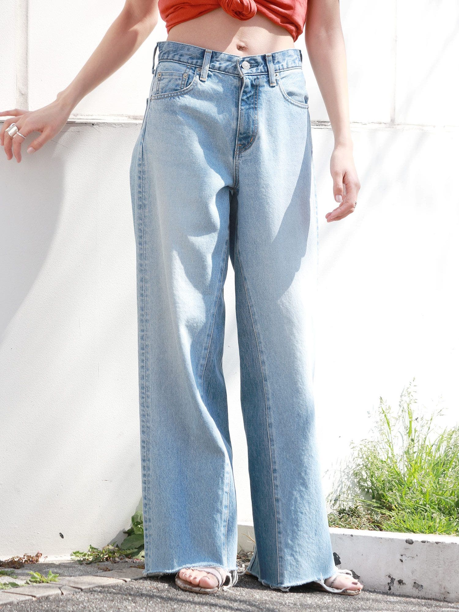 Ungrid（アングリッド）の「ワイドデニムコンビネゾン（）」 - WEAR