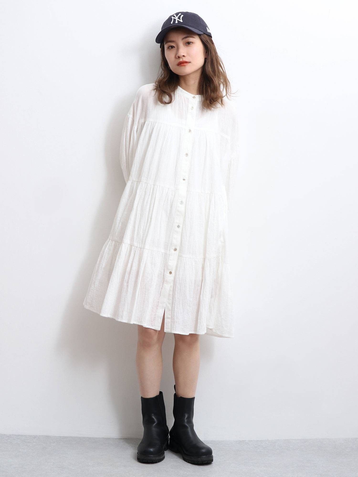 WEB限定】ティアードミニワンピース[品番：MKSW0043370]｜Ungrid