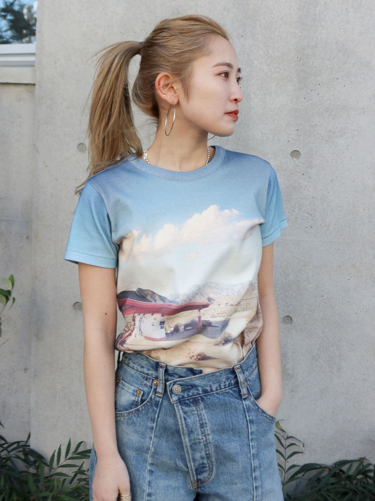 総柄フォトプリントTee[品番：MKSW0063947]｜Ungrid（アングリット）の 