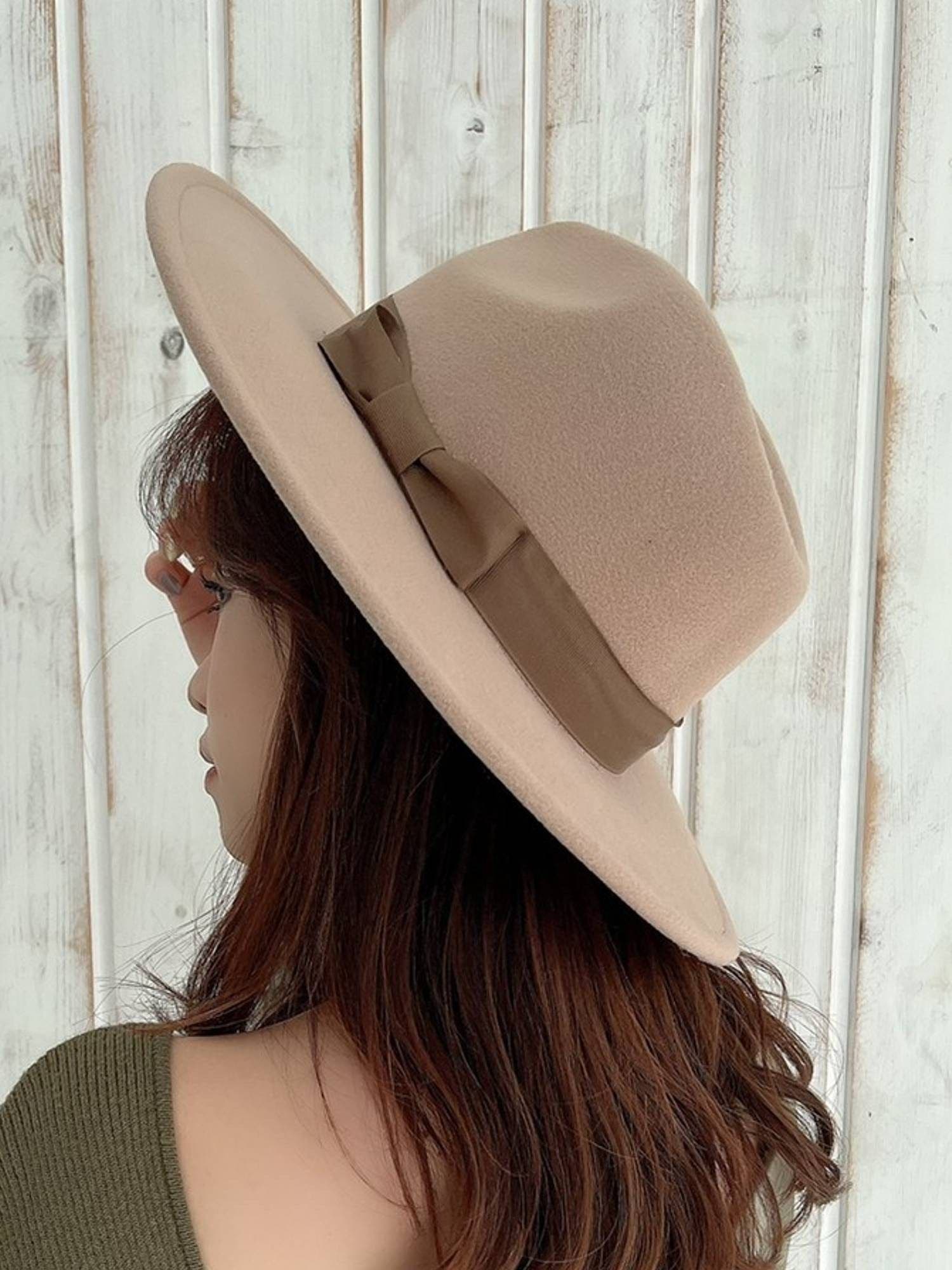 Borsalino ボルサリーノ QS ファーフェルト ハット センター