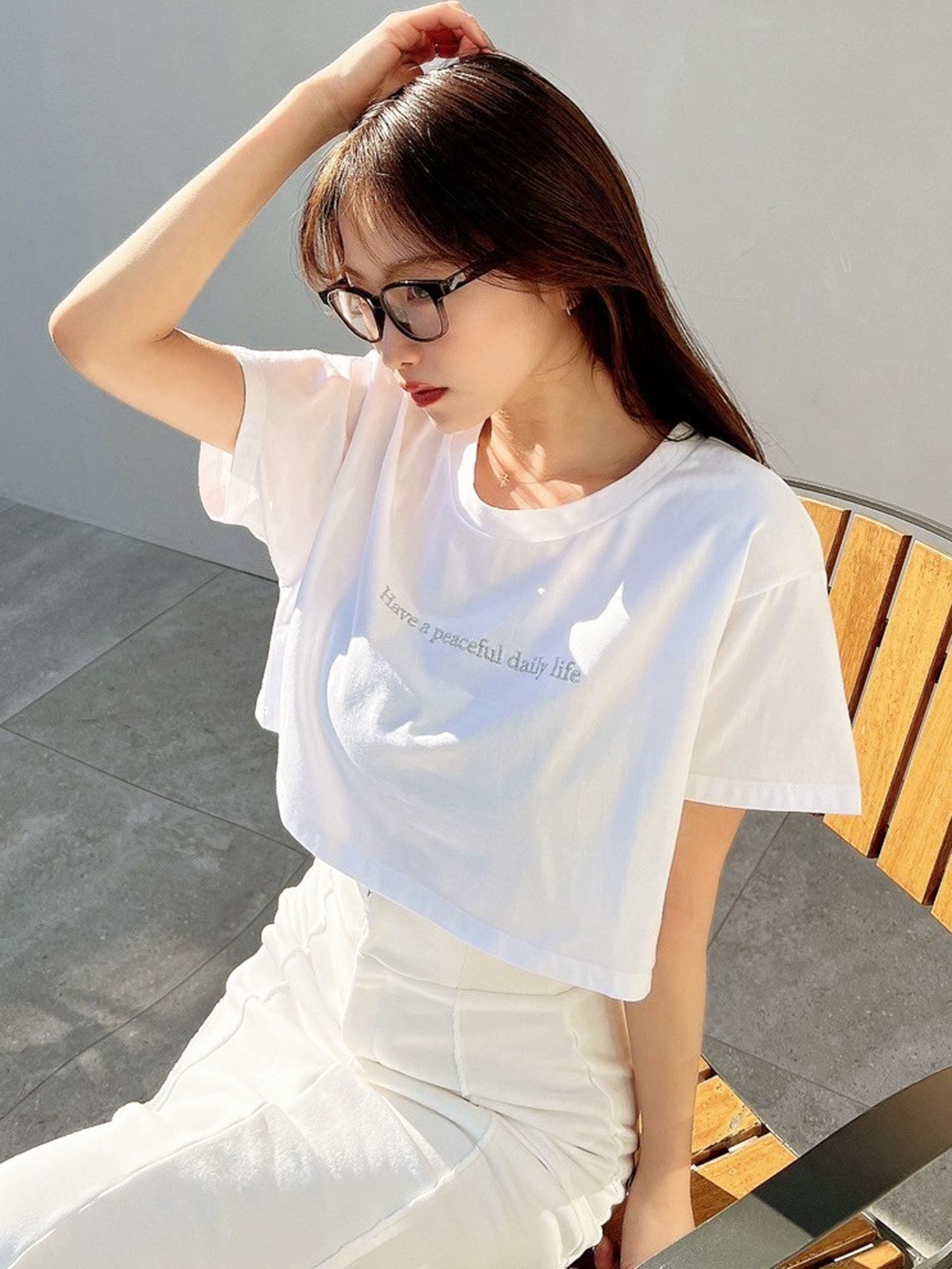 美品】 M.HIRAMATSU / エム ヒラマツ | Cropped Short Sleeve