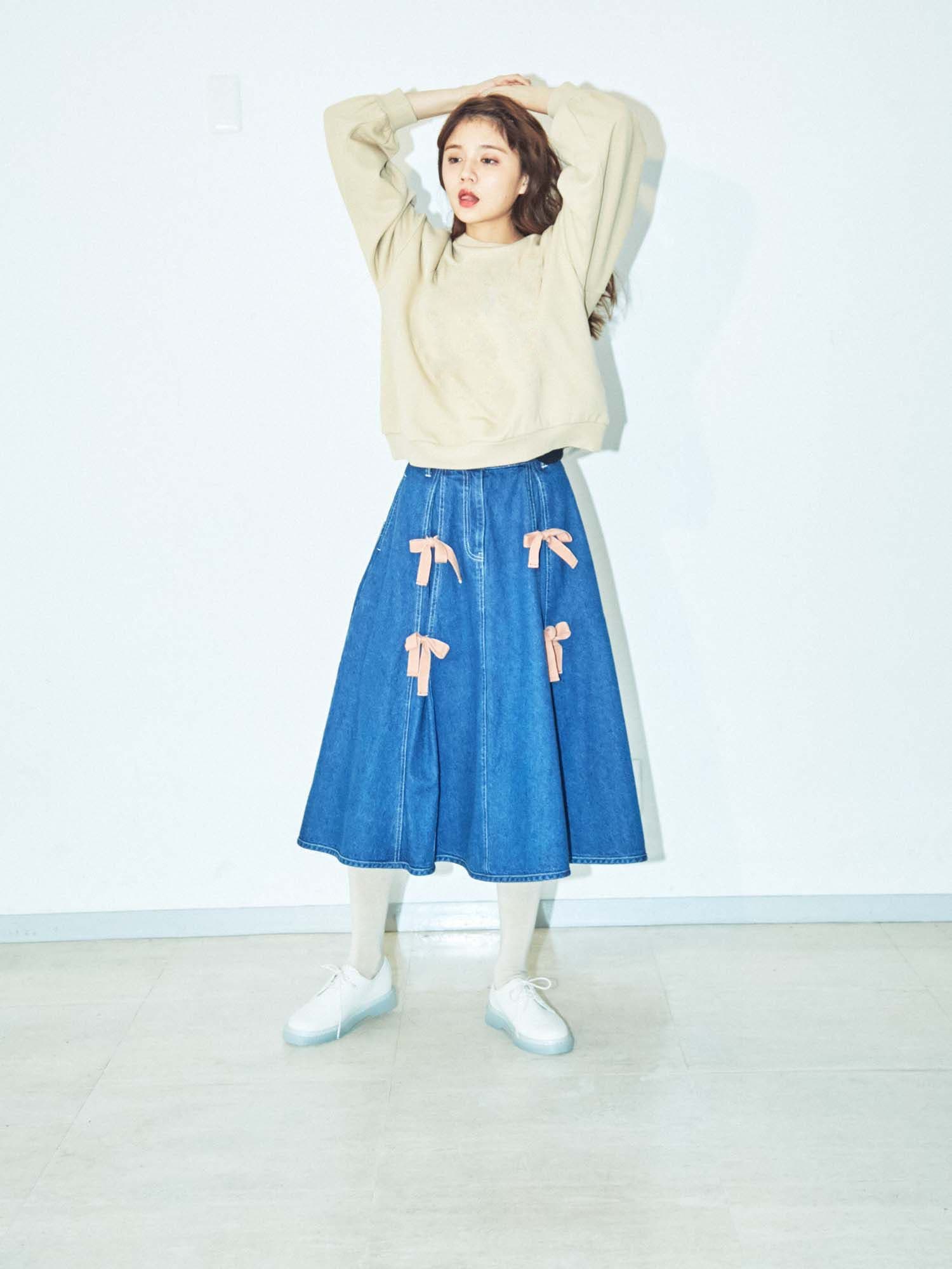 ANDMARY】Avery ribbon skirt