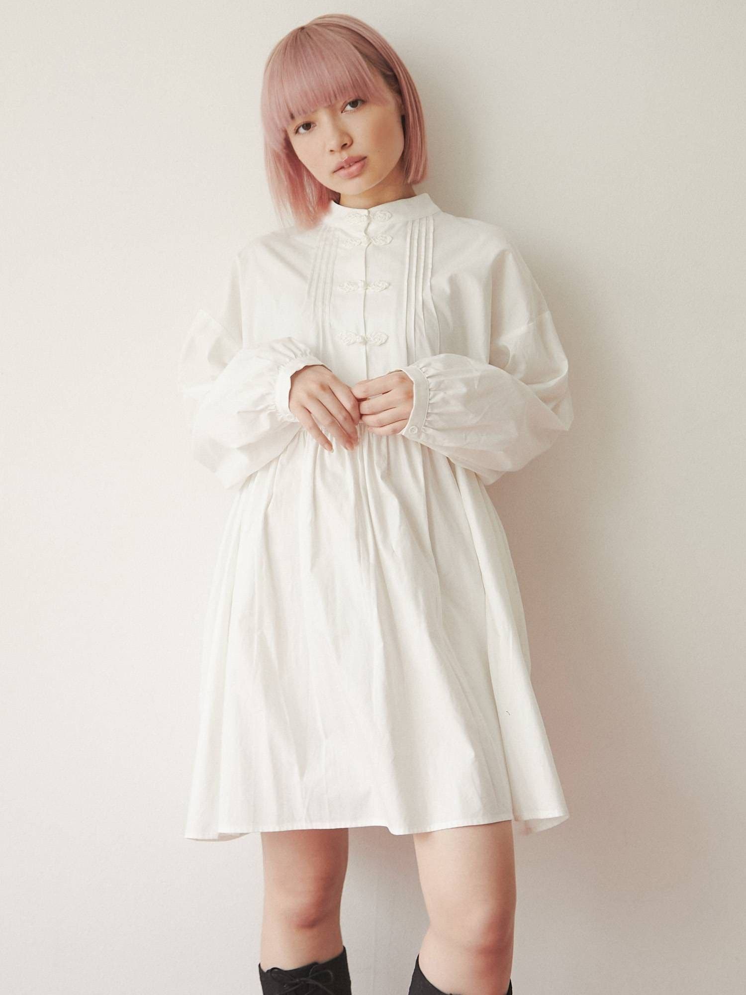ルーズルーズチャイナワンピース[品番：MKSW0027400]｜merry