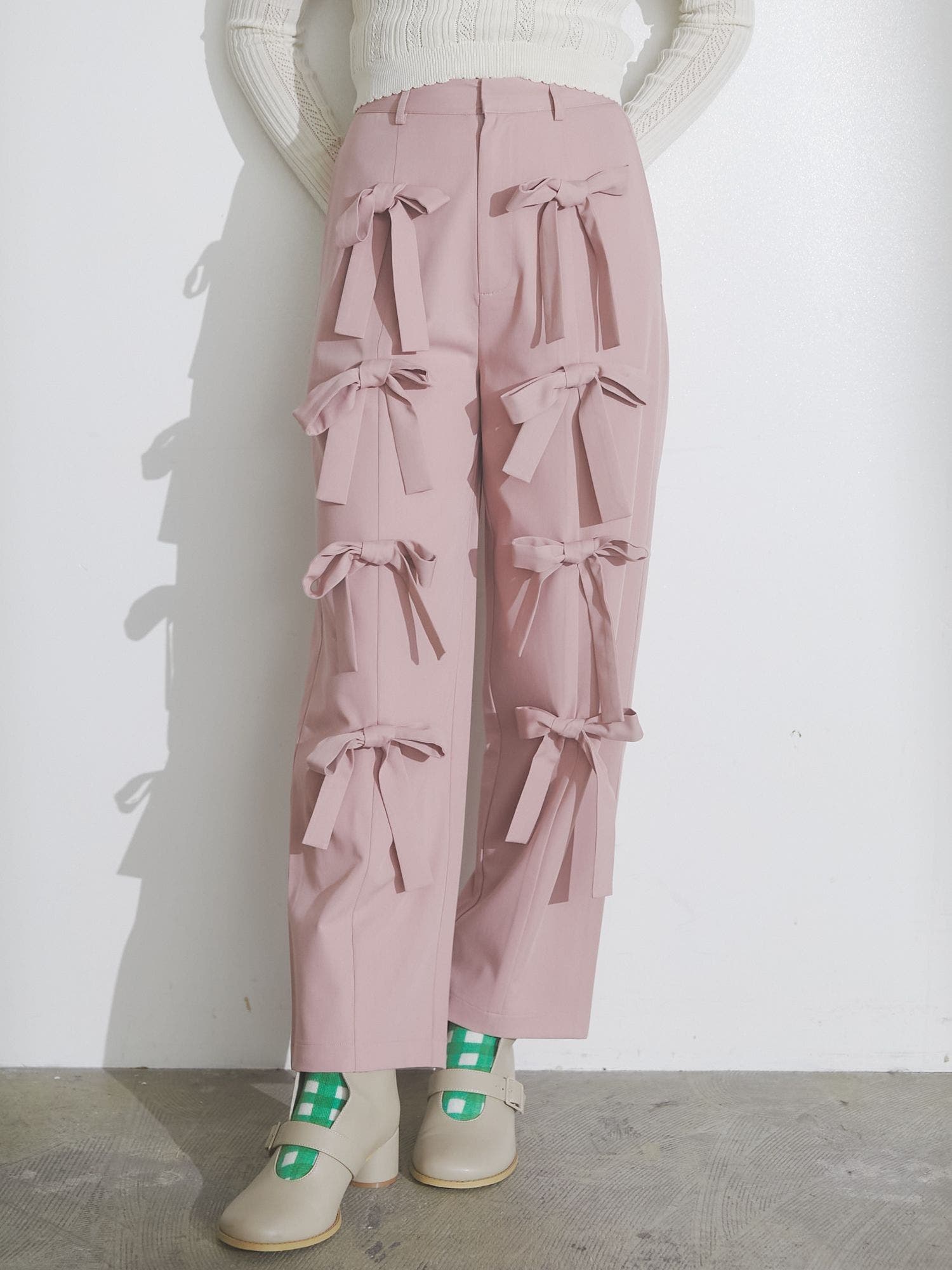 merry jenny（メリージェニー）の「リボンワイドパンツ（）」 - WEAR