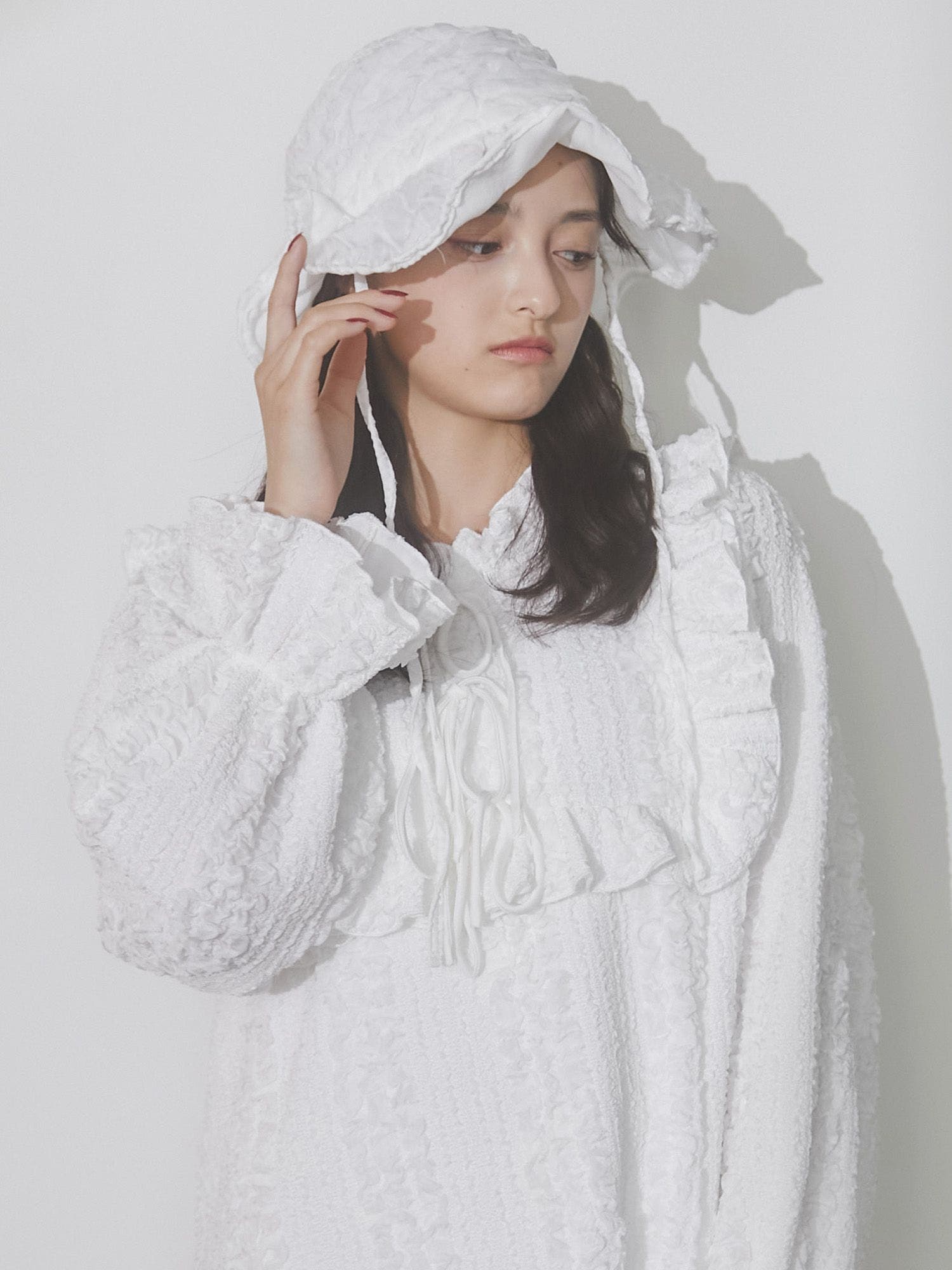 fluffy ribbon hat[品番：MKSW0055447]｜merry jenny（メリージェ二ー