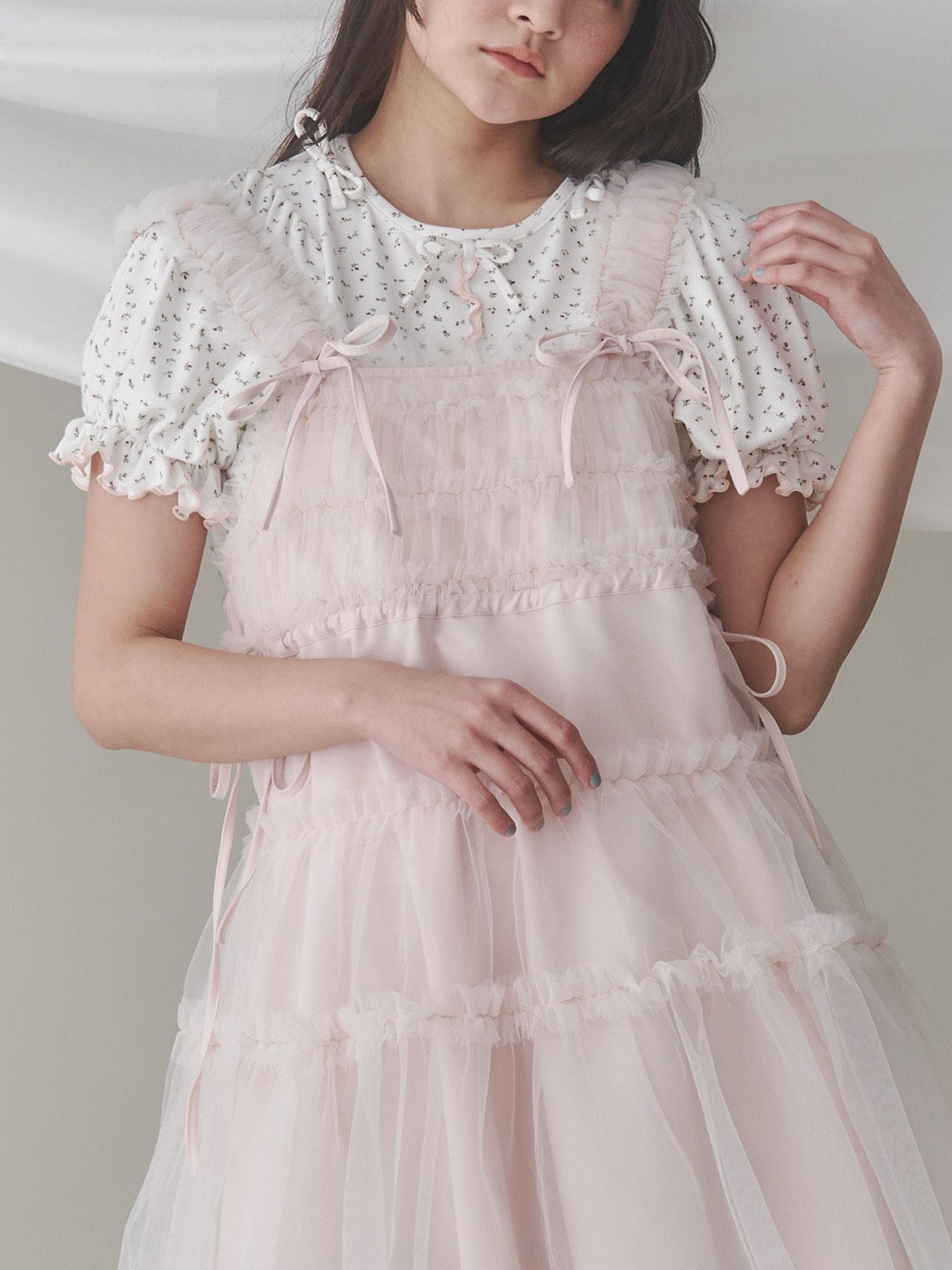 petit flowerキャンディーパフ[品番：MKSW0062998]｜merry jenny