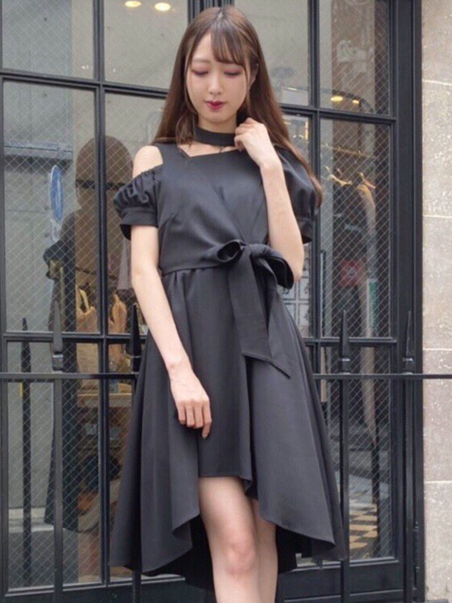 2WAYワンショルイレヘムワンピース[品番：MKSW0032585]｜EATME