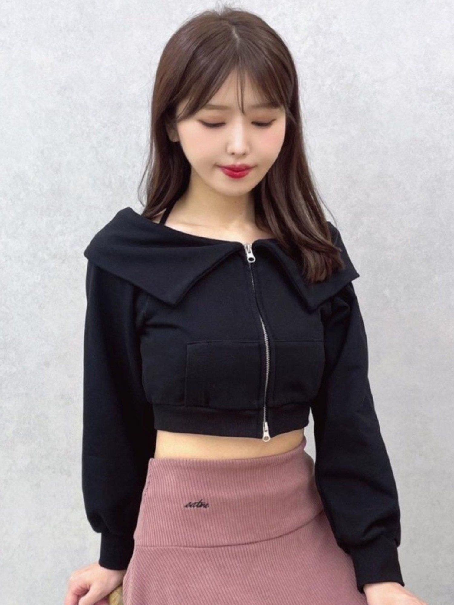 オフショルパーカーデザインTOP（セットアップ可能）[品番