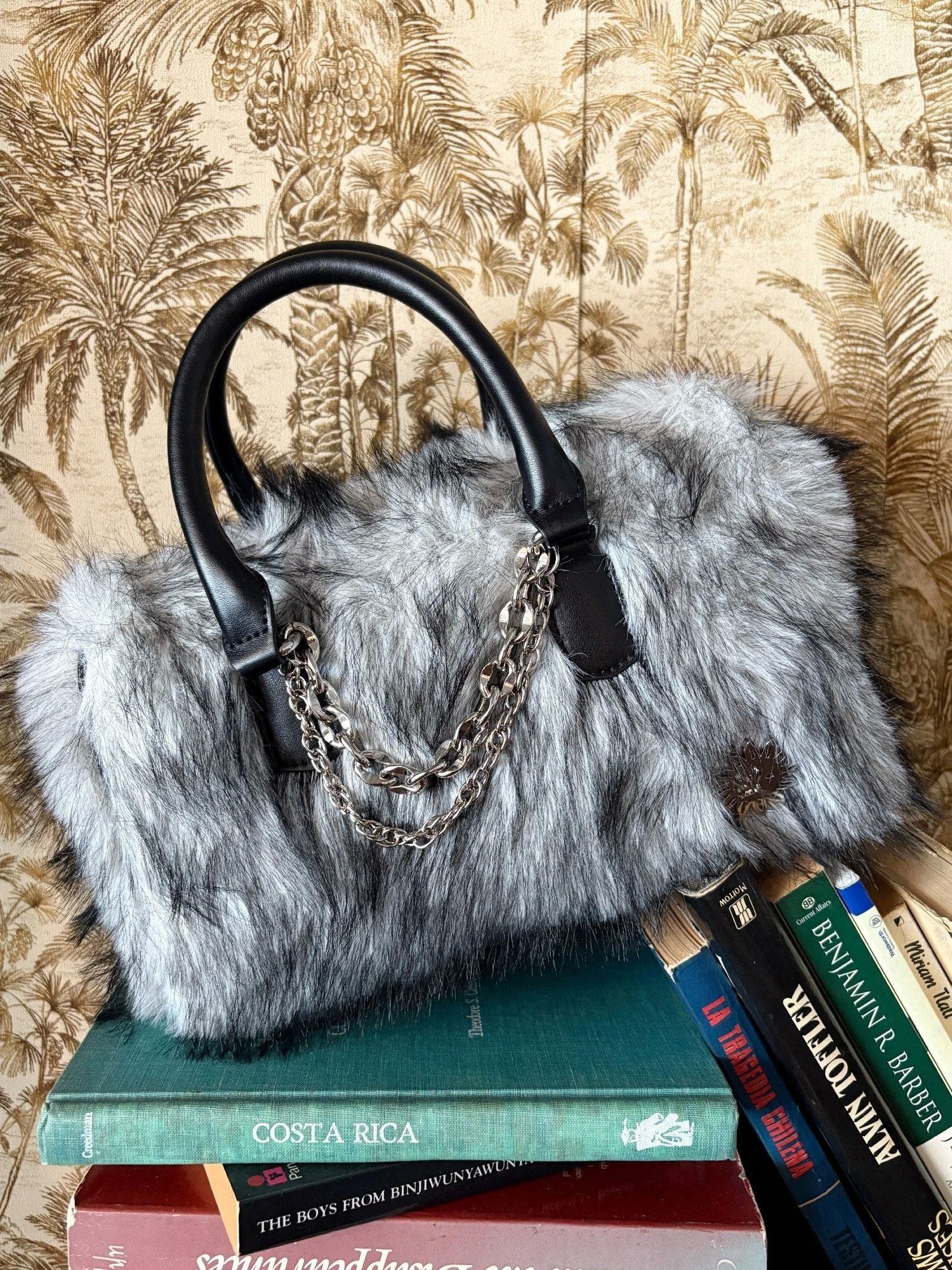 フェイクファーボストンBAG[品番：MKSW0066704]｜EVRIS（エブリス）の