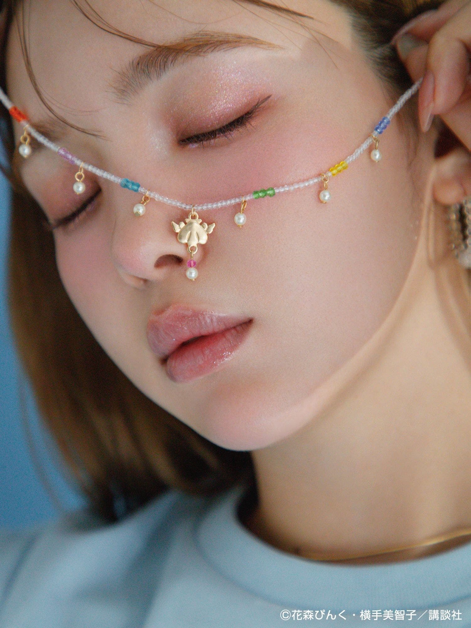 ぴちぴちピッチ　CALNAMUR ネックレス ぴちぴちピッチコラボ】アクアピッチネックレス[品番