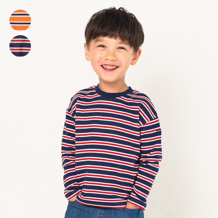 JCAESAR STRIPED SLEEVE ボーダーニット 長袖Tシャツ JCAESAR STRIPED SLEEVE ボーダーニット 長袖Tシャツ