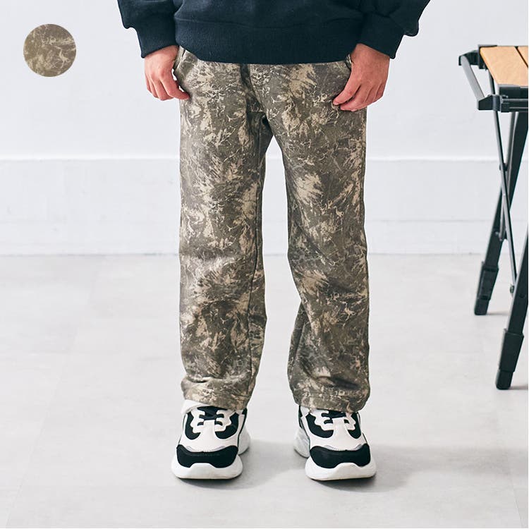 迷彩柄ストレッチミニ裏毛長パンツ[品番：MTIK0011989]｜こどもの森e