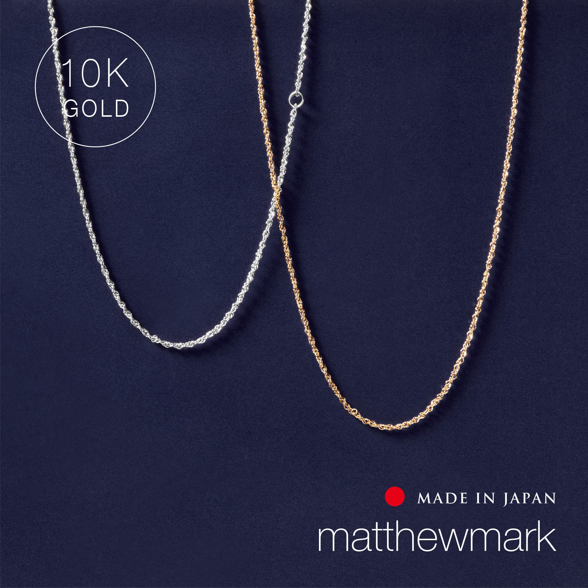 10Kチェーンネックレス[品番：MSMA0000114]｜Matthewmark （マシュー 