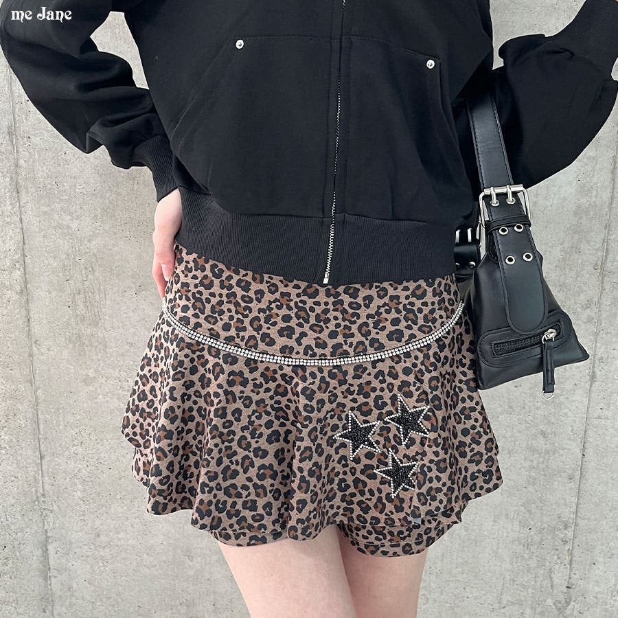 レオパード柄スカパン[品番：MJNW0003111]｜me Jane（ミージェーン）の