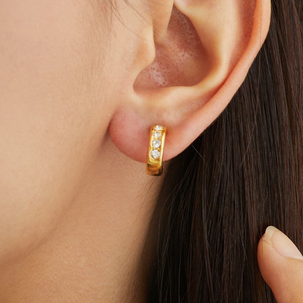 イヤリング ピアス K18GP[品番：MLOA0001886]｜Melody Accessory