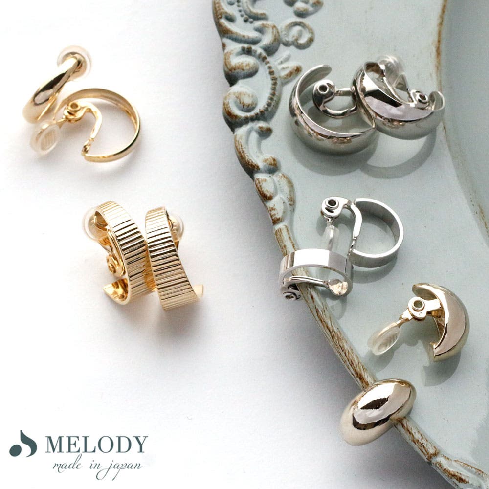 イヤリング K18GP 10種類[品番：MLOA0001854]｜Melody Accessory