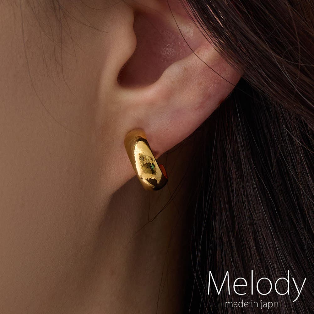 イヤリング K18GP フープ[品番：MLOA0001934]｜Melody Accessory