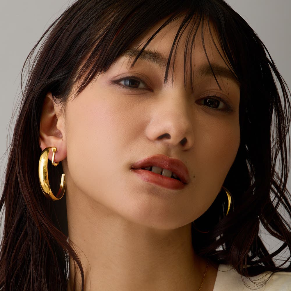 イヤリング ネジバネ式 K18GP[品番：MLOA0000318]｜Melody Accessory