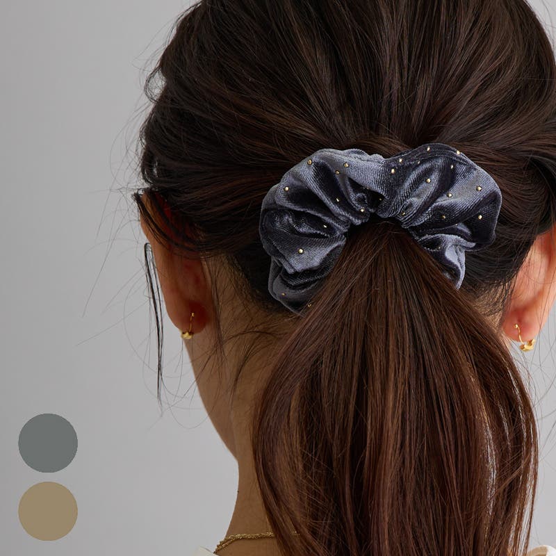 シュシュ ヘアゴム ヘアアクセ[品番：MLOA0002874]｜Melody Accessory