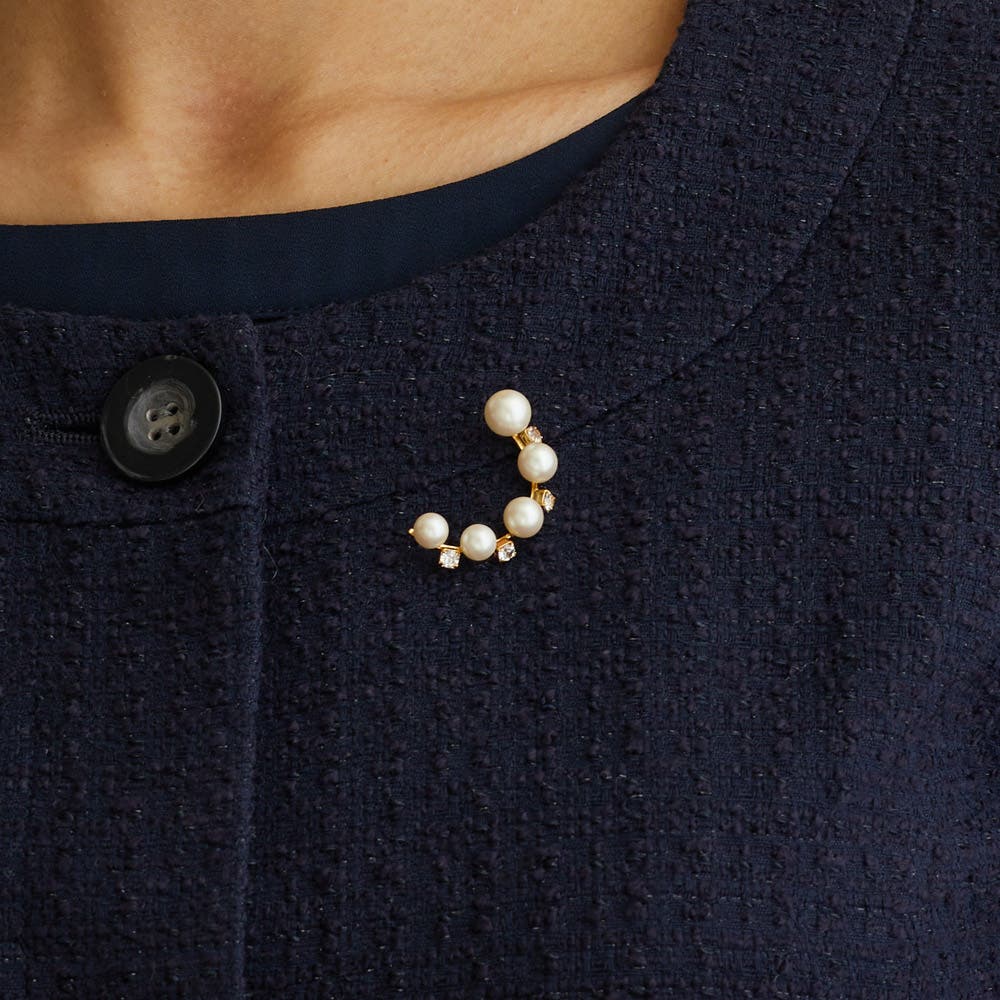 ブローチ 日本製 K18GP[品番：MLOA0002741]｜Melody Accessory