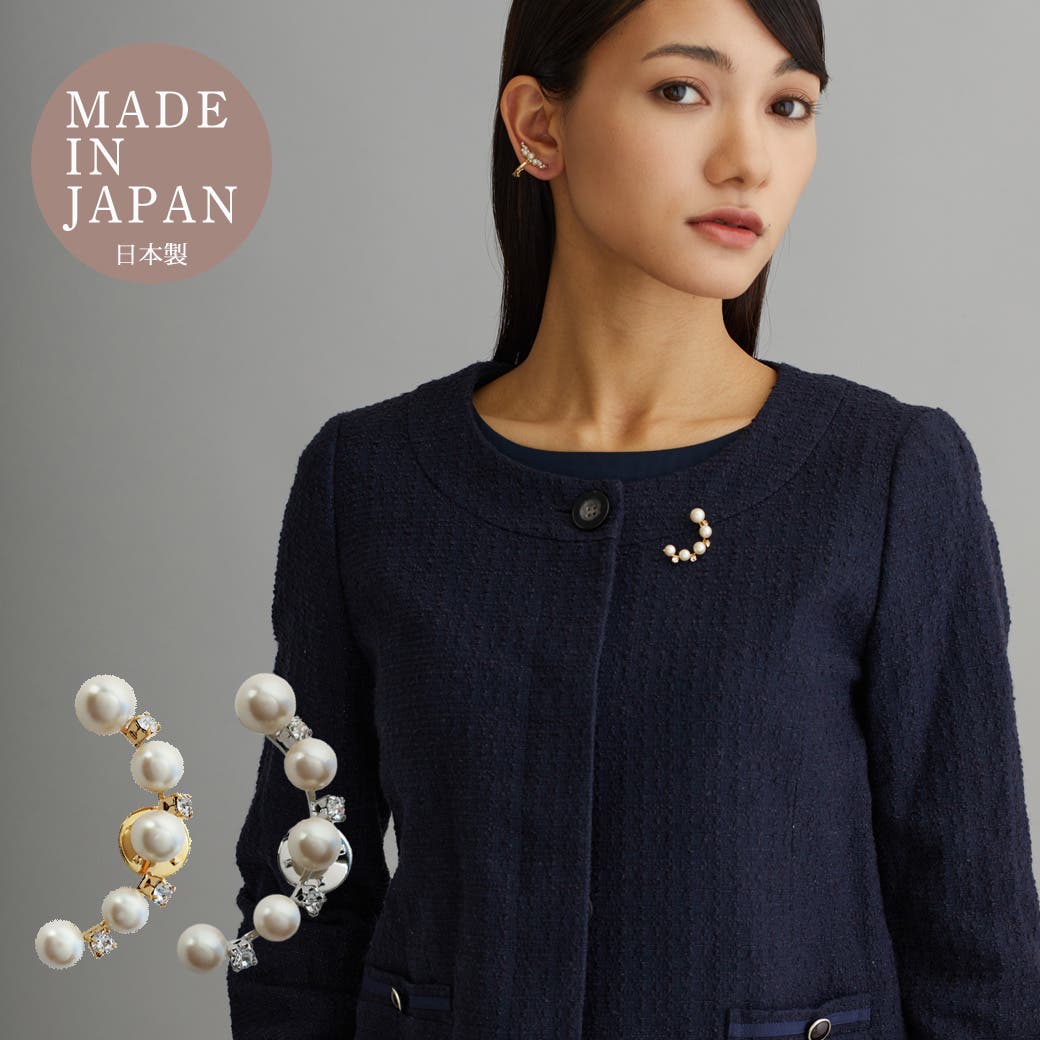 ブローチ 日本製 K18GP[品番：MLOA0002741]｜Melody Accessory