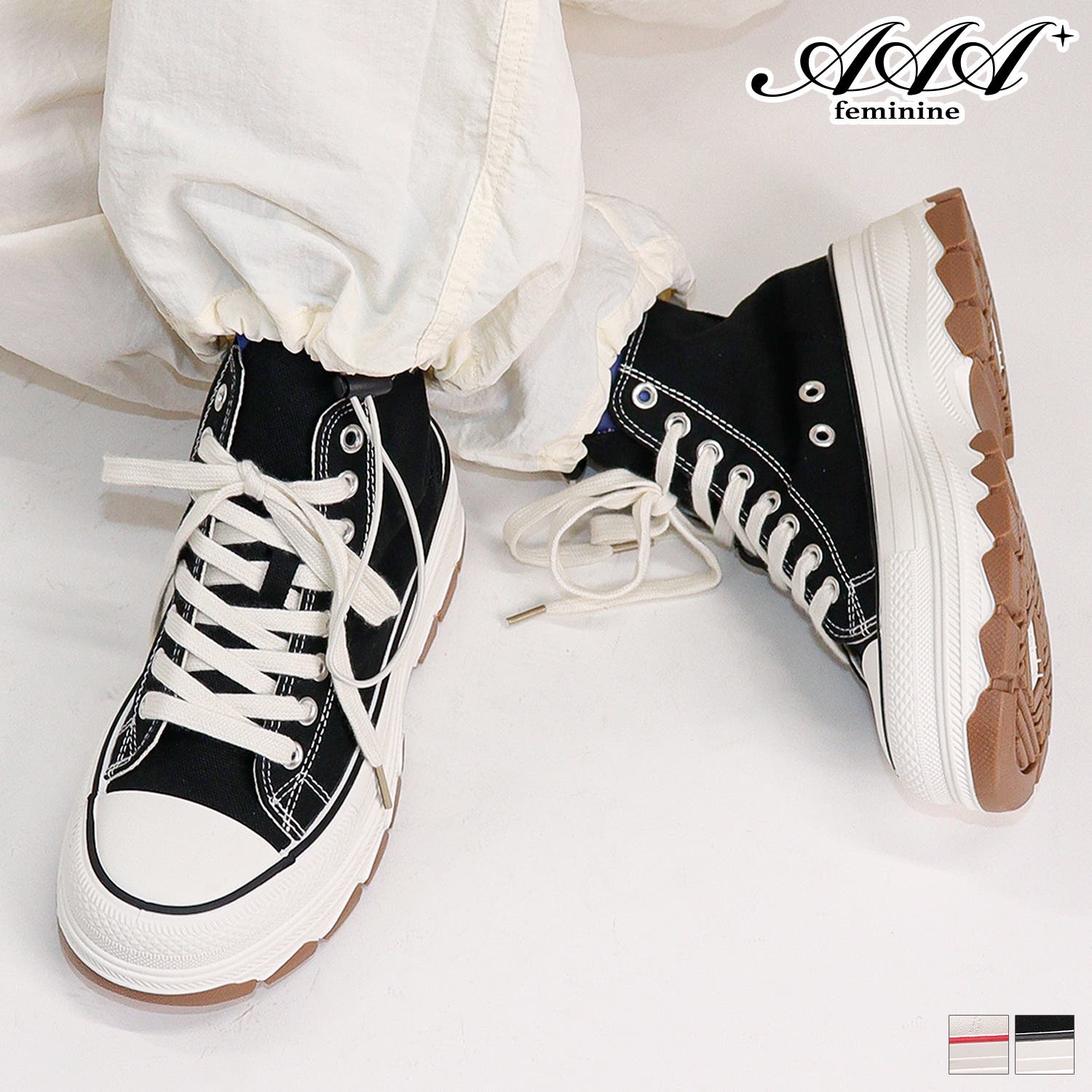 ハイカットスニーカー157-3710[品番：SFWS0002910]｜LibertyDoll