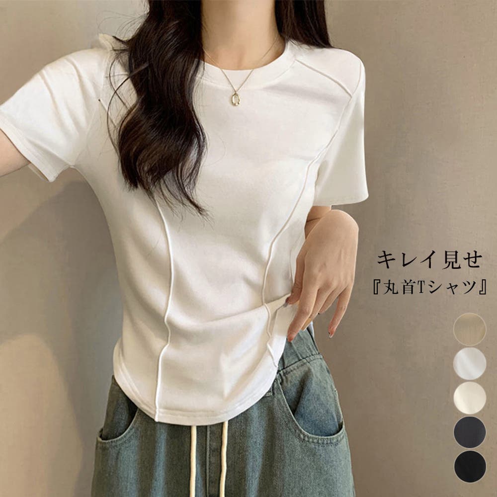 mimimaro様 新品未使用　y's レディース　Tシャツ 無地 Tシャツ クルーネック レディース[品番：II000010514