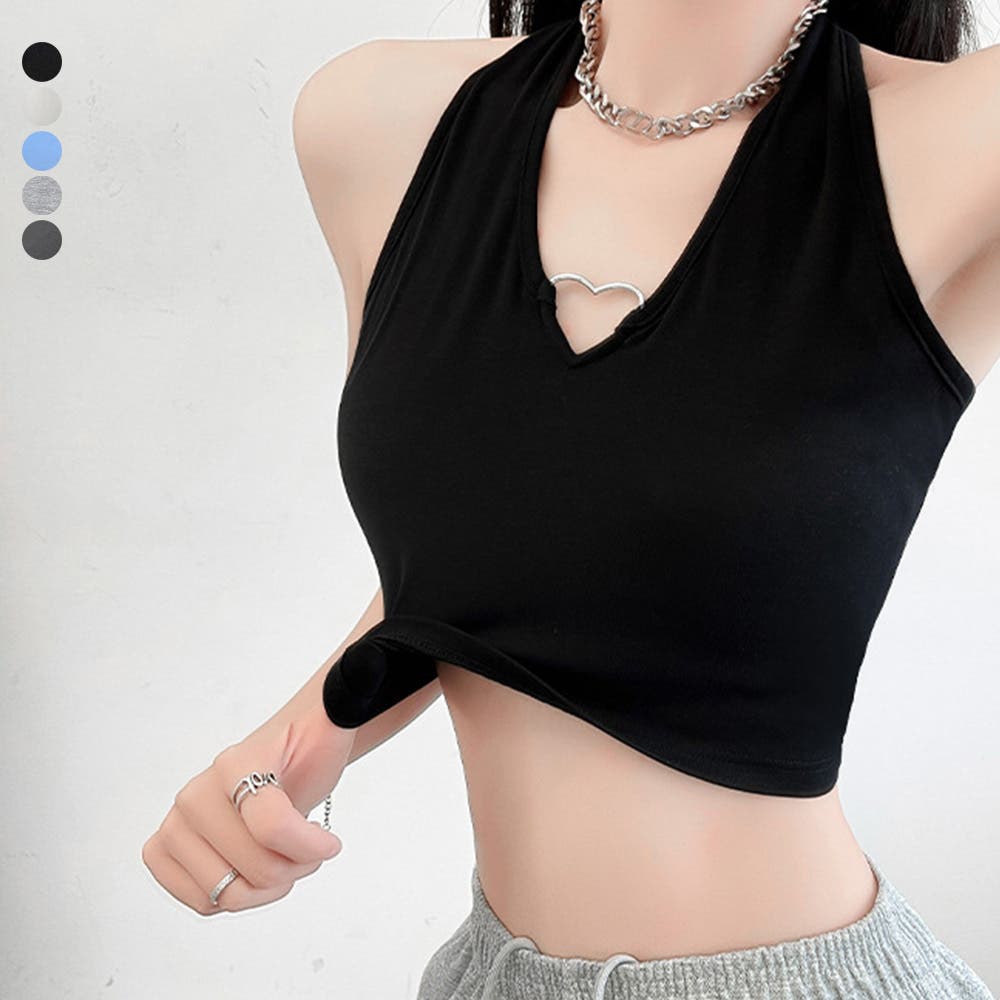 LOUIS VUITTON タンクトップ　キャミソール　36 黒 louis-vuitton--