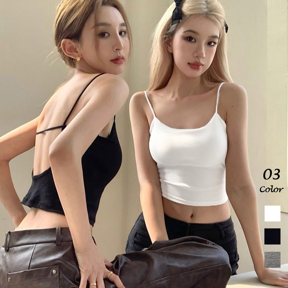 Mystrada メッシュショートトップス キャミソールセット Mystrada