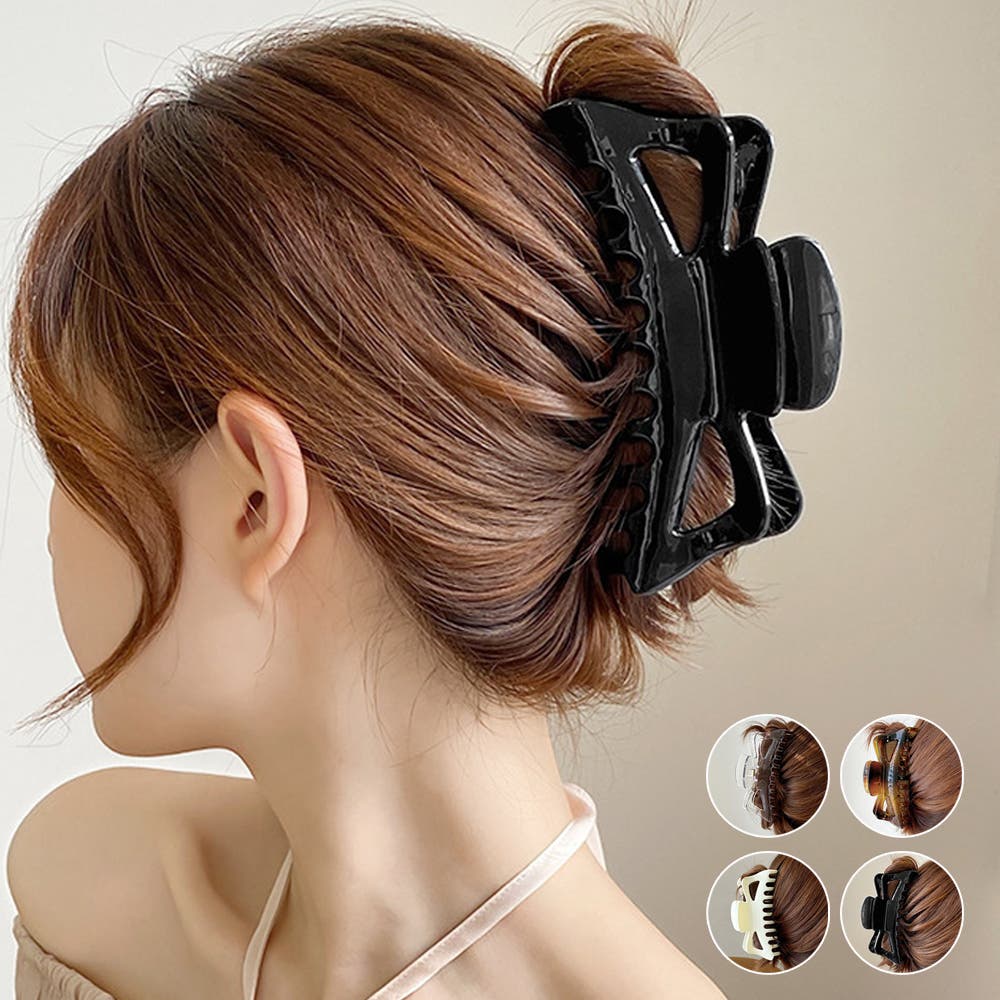 バンスクリップ ヘアクリップ レディース[品番：II000010669
