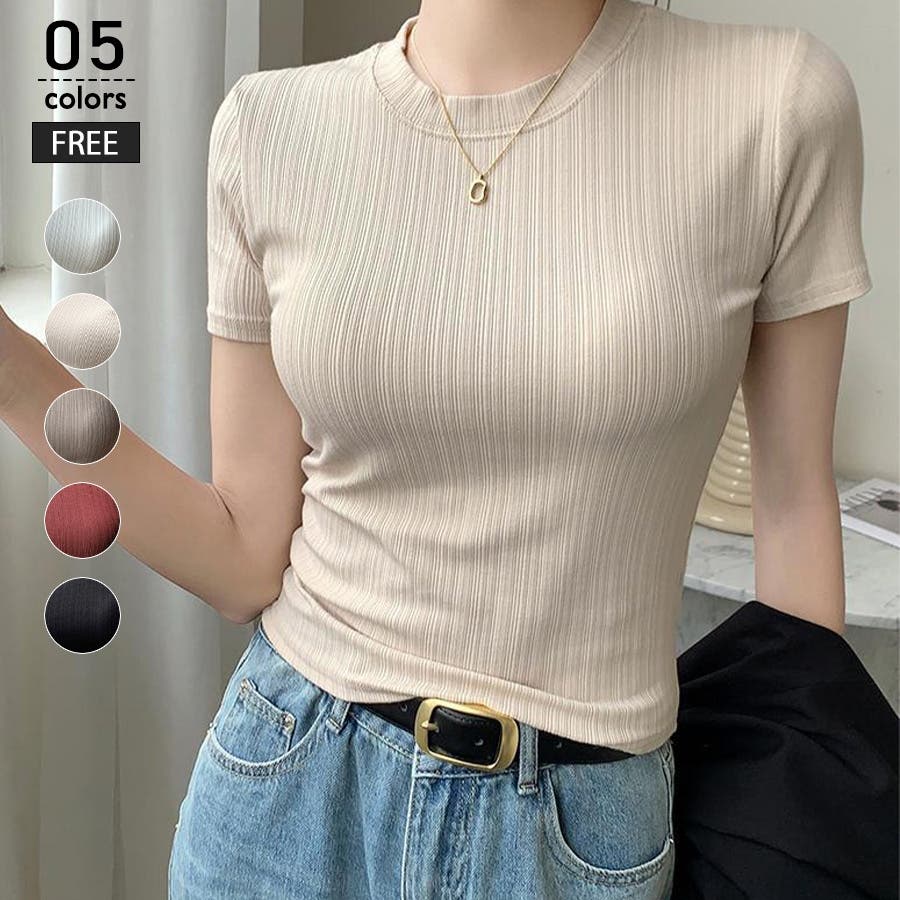カットソー(半袖/袖なし) vintage maddie tops Tシャツ 半袖 無地tシャツ カットソー[品番：AGCW0004360]｜SUNSHINE