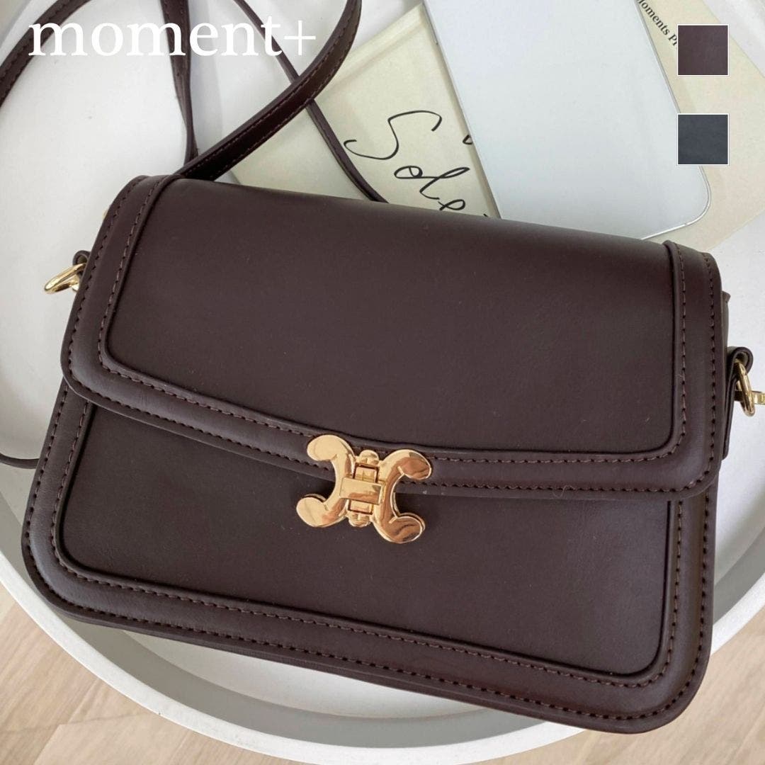 みたす♡様 確認用 フェイクレザー＆モノグラム/キャンバスショルダーバッグ[品番