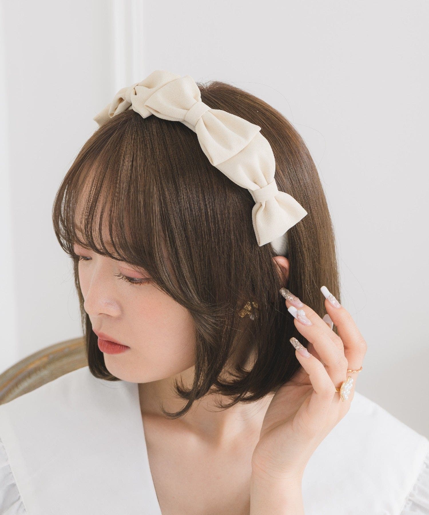 リボン　カチューシャ SPINNS カチューシャ リボンカチューシャ : ZOZOTOWN Yahoo!店
