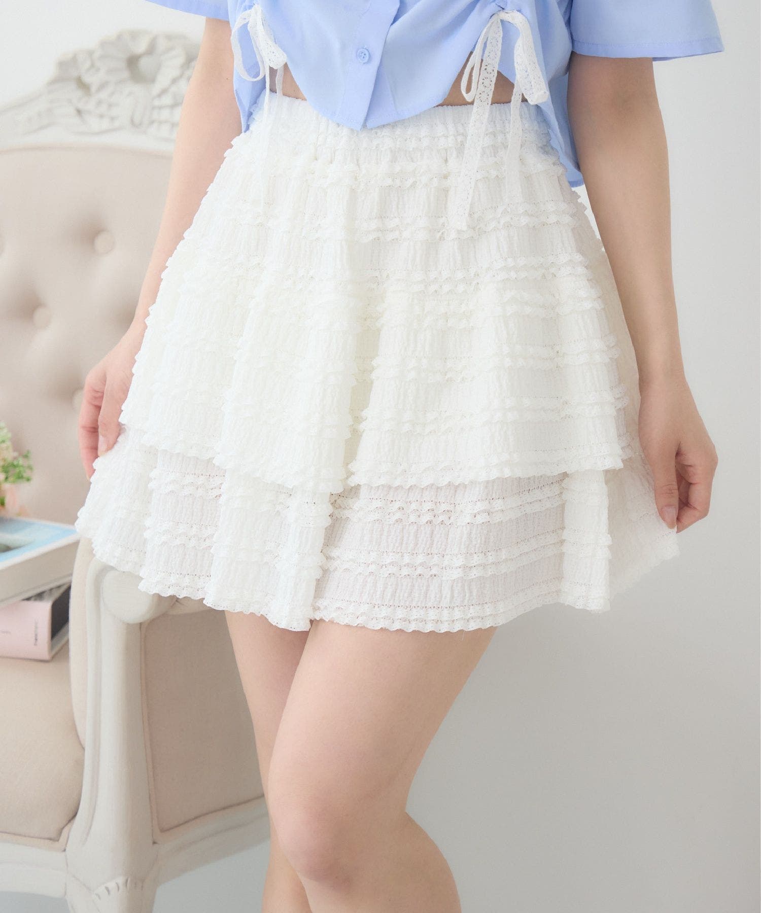 4段レースミニスカート – WEGO ONLINE STORE
