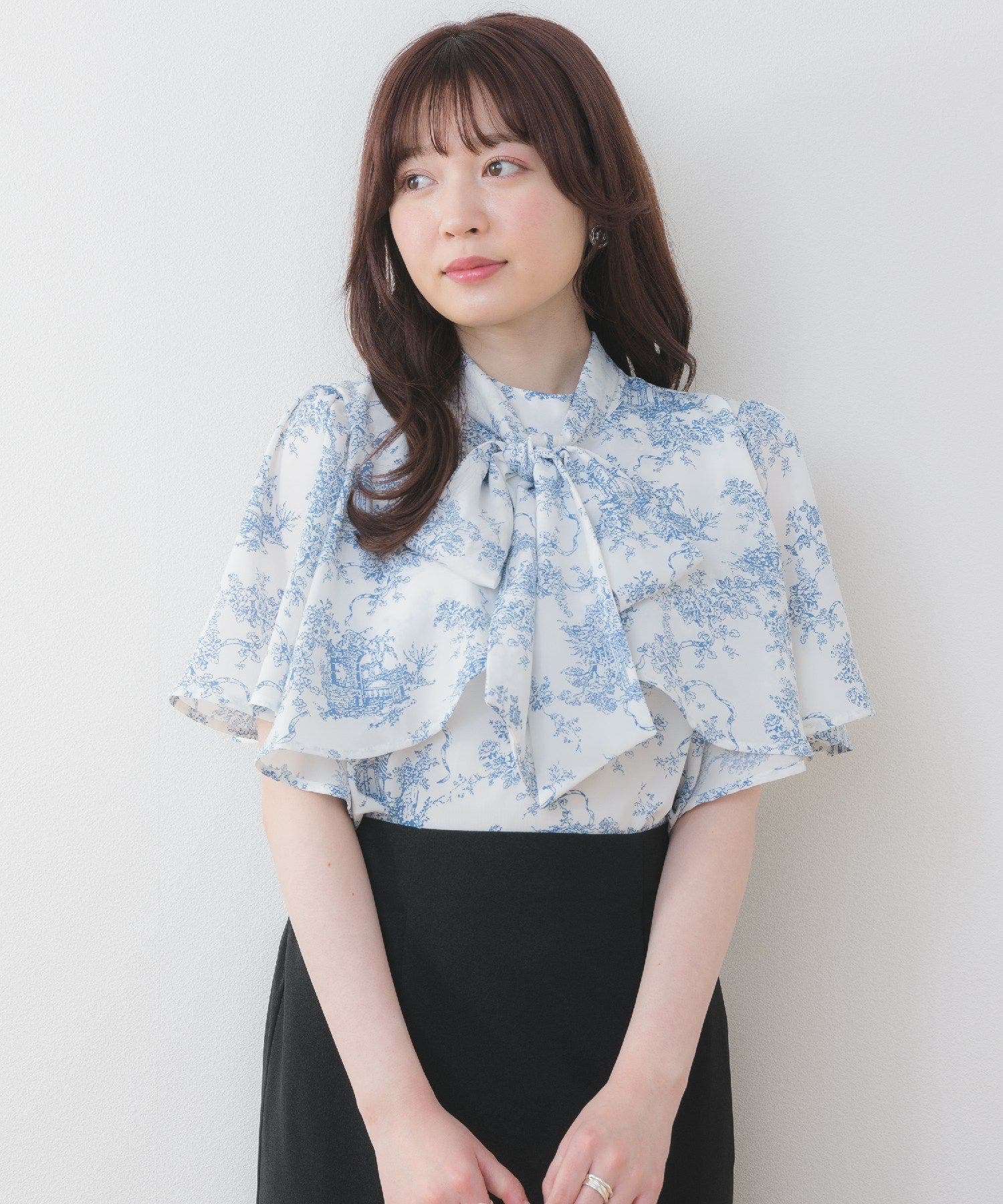 セール】DRAWSTRING GATHER TOPS ドロストリング ギャザー