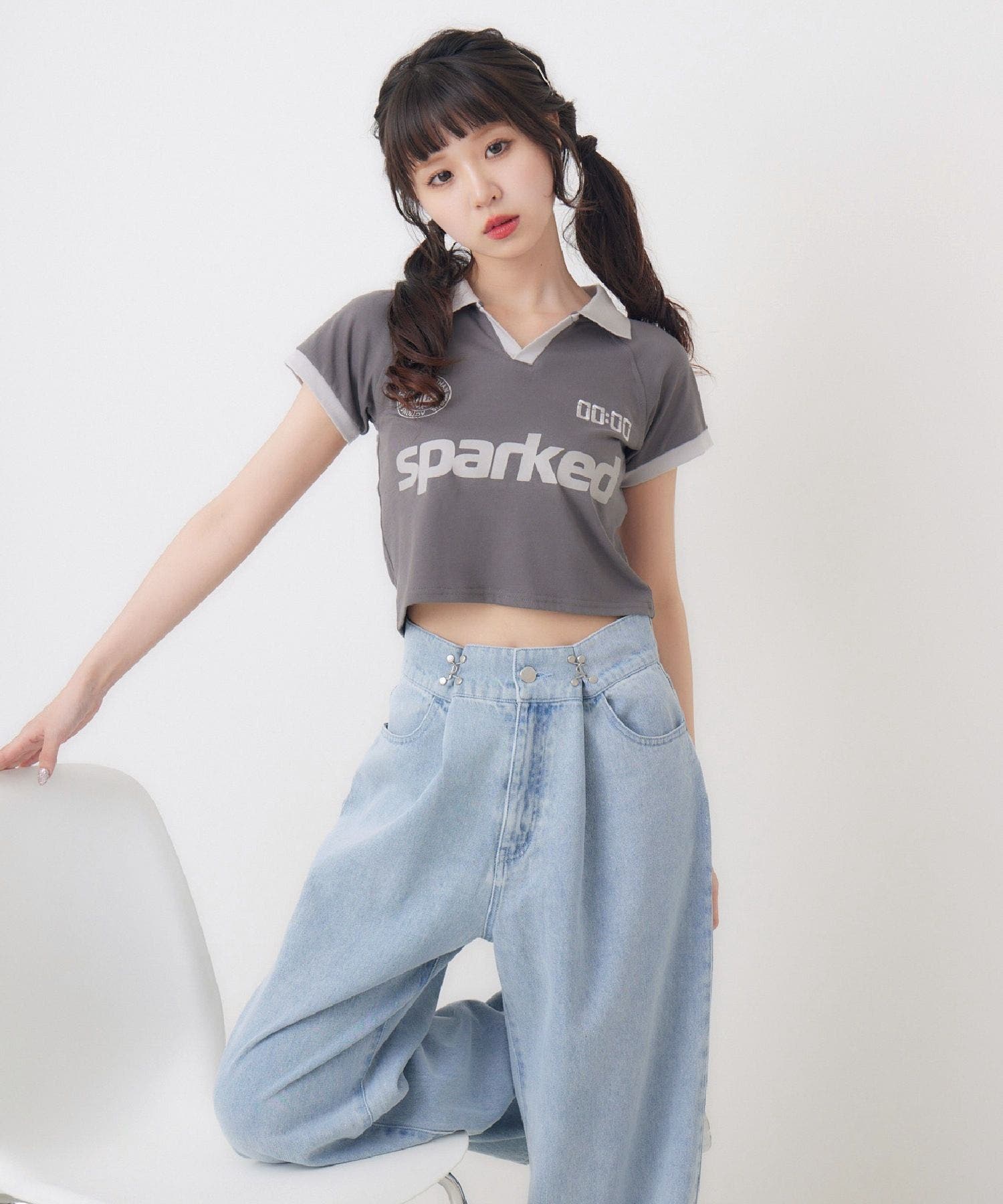 スキッパーユニフォームCT[品番：RTGW0008122]｜RETRO GIRL