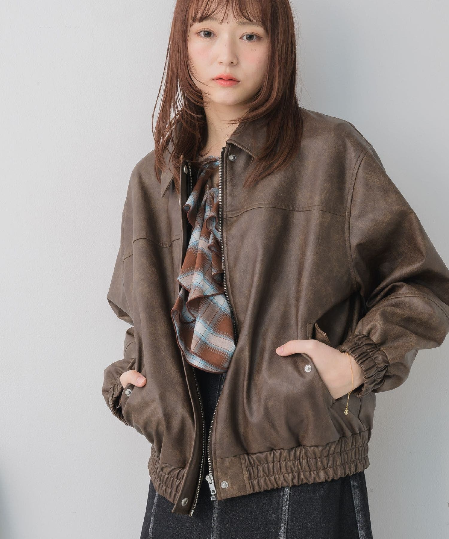 2wayFレザーBZ[品番：RTGW0009836]｜RETRO GIRL（レトロガール