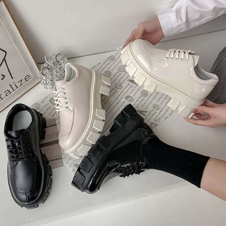 SERACE】High sole shark lace up shoes / ハイソールシャーク