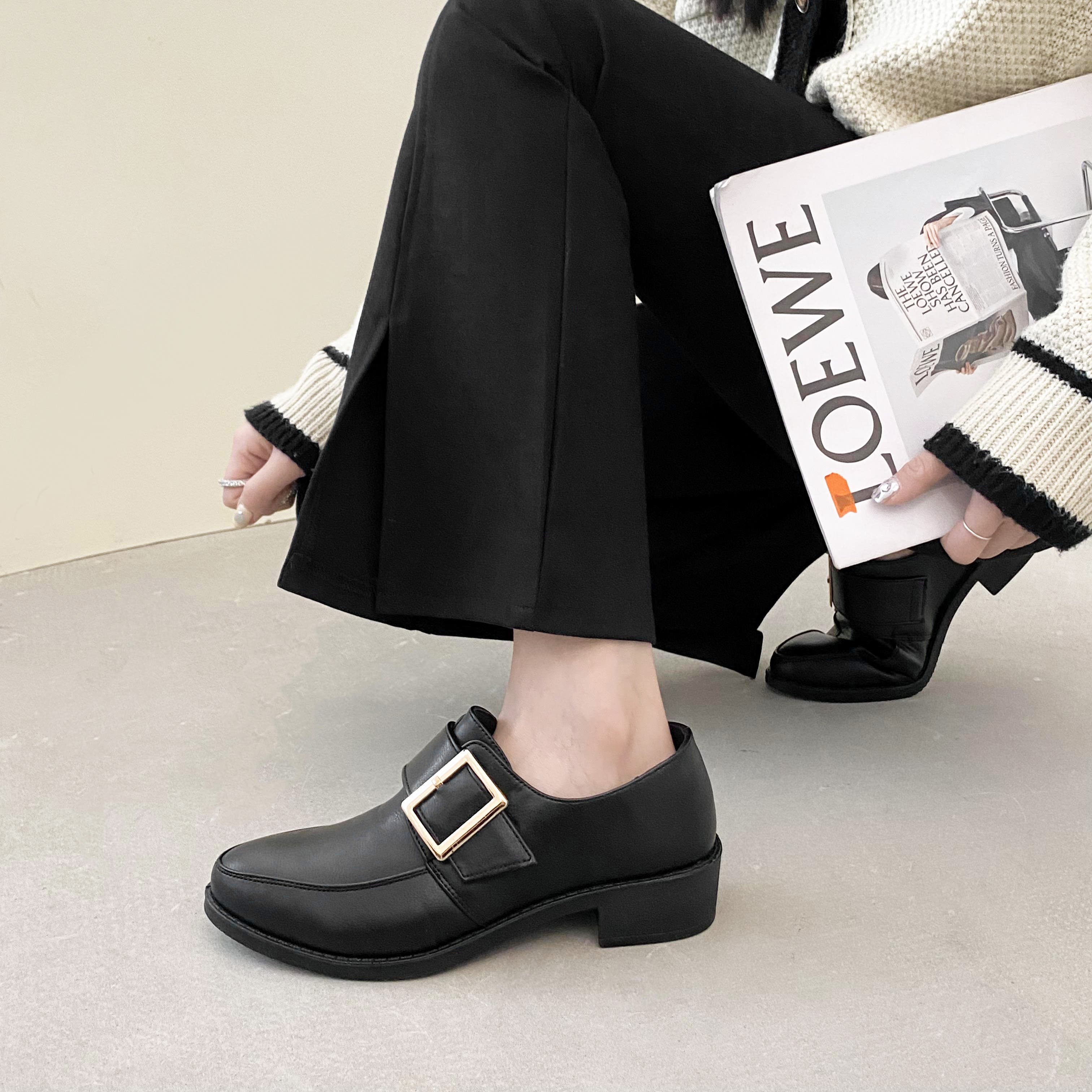 超軽量マニッシュ バックル付き ローファー 7666[品番：MTTS0000444]｜Shoes in  Closet（シューズインクローゼット）のレディースファッション通販｜SHOPLIST（ショップリスト）