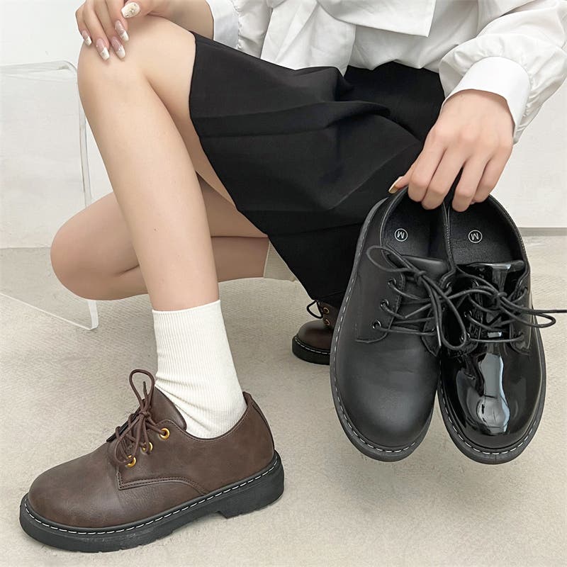 Shoes in Closet フォーマルシューズ 超軽量厚底 レースアップ