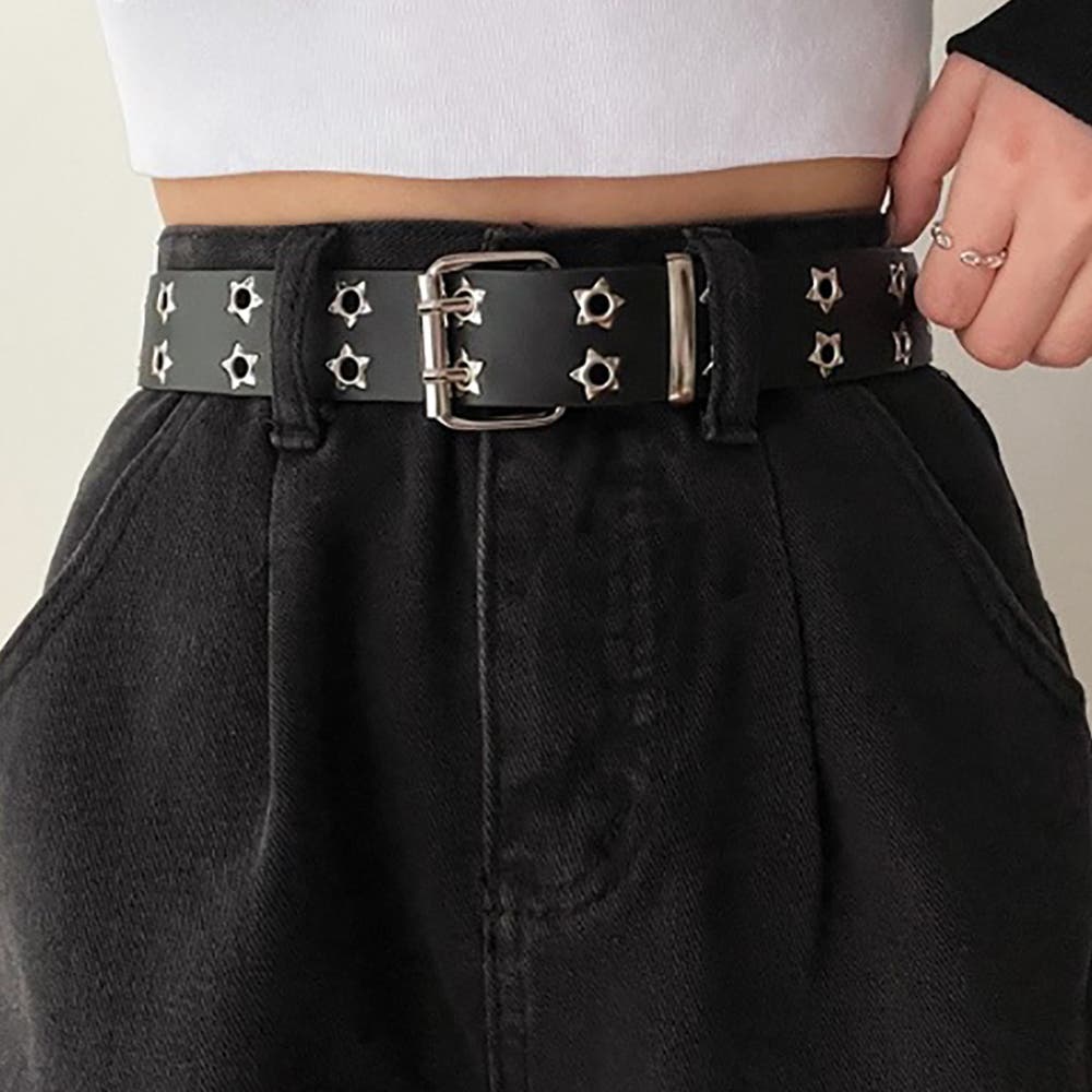 Ann demeulemeester 09AW ダブルスタッズベルト スタースタッズベルト｜DOUBLE NAME ダブルネーム 商品詳細