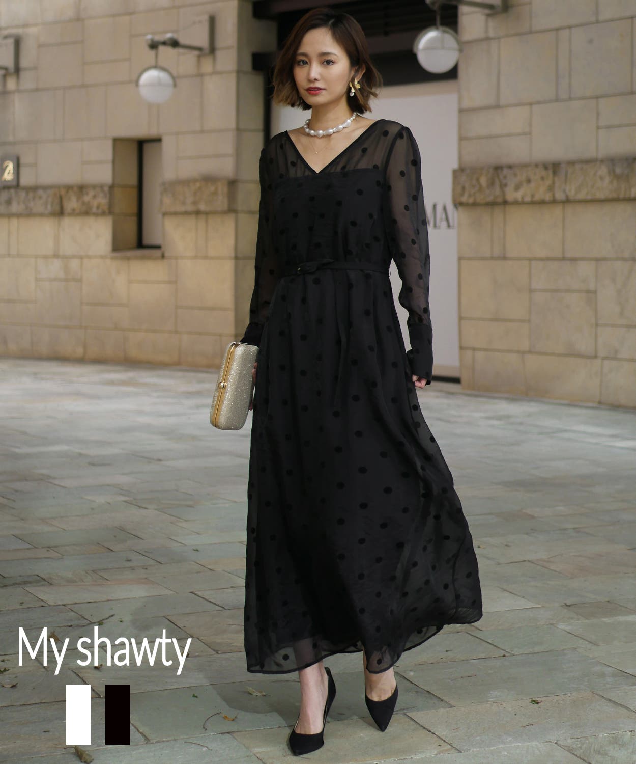 URBAN SHEER DAY DRESS[品番：MYTW0000028]｜My shawty