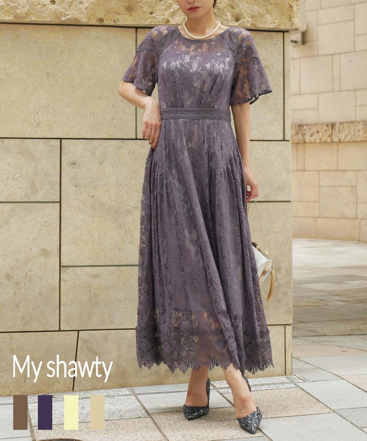 JASMINE LACE DAY DRESS[品番：MYTW0000013]｜My shawty