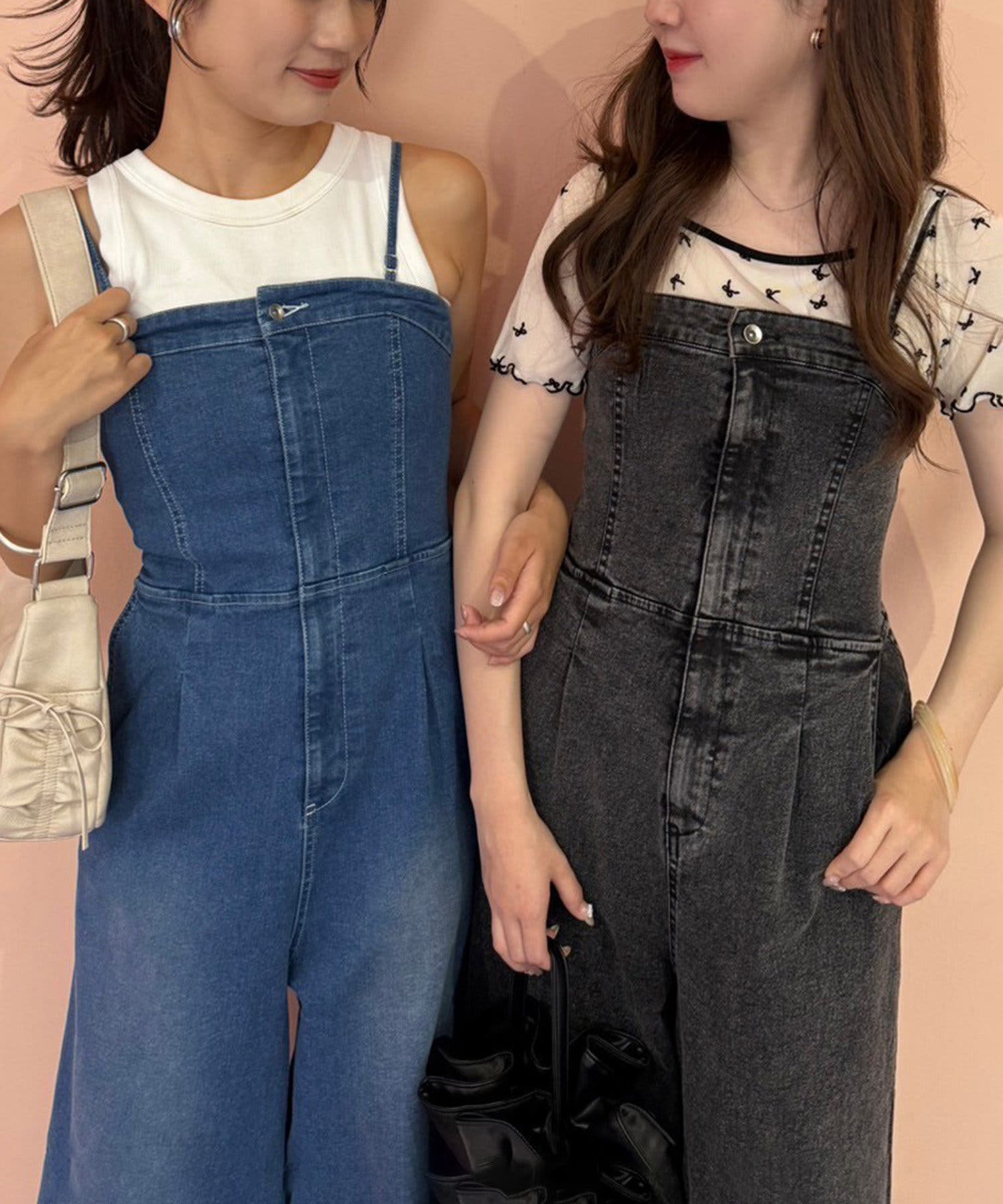 極美品✨PLEATS PLEASE デニム サロペット オールインワン デニムサロペット SM展開[品番：NCLW0013973]｜NICE CLAUP