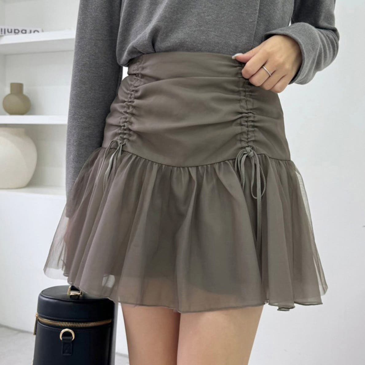 one after another】バレエコア ミニスカート[品番：NCLW0016369