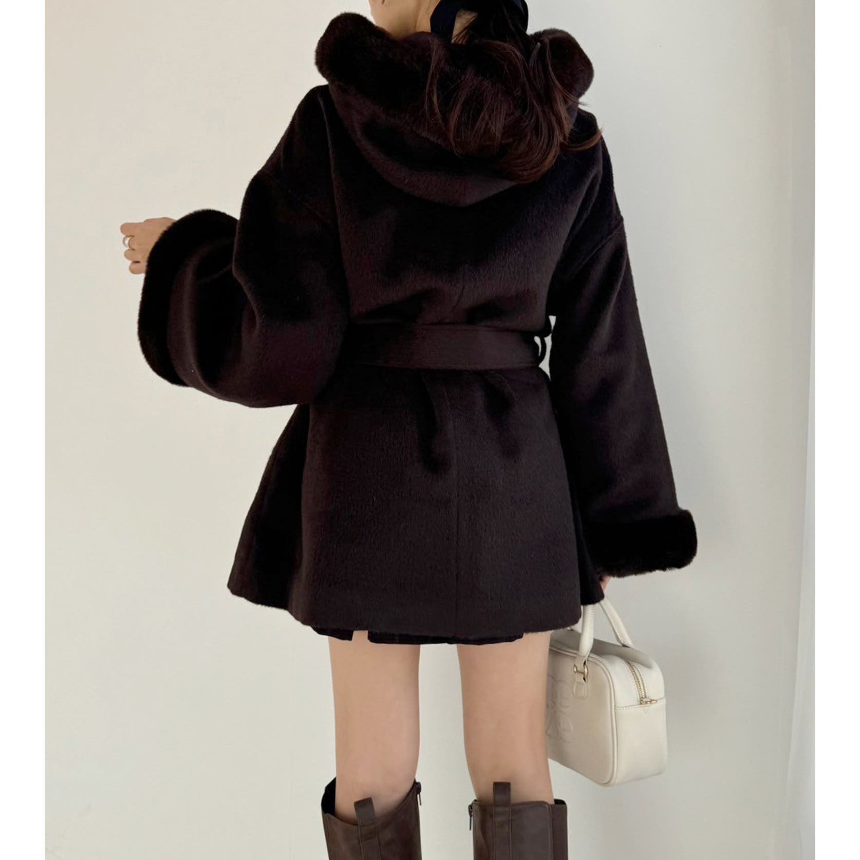 one after another】フーディミドルコート【細見え効果◎】[品番