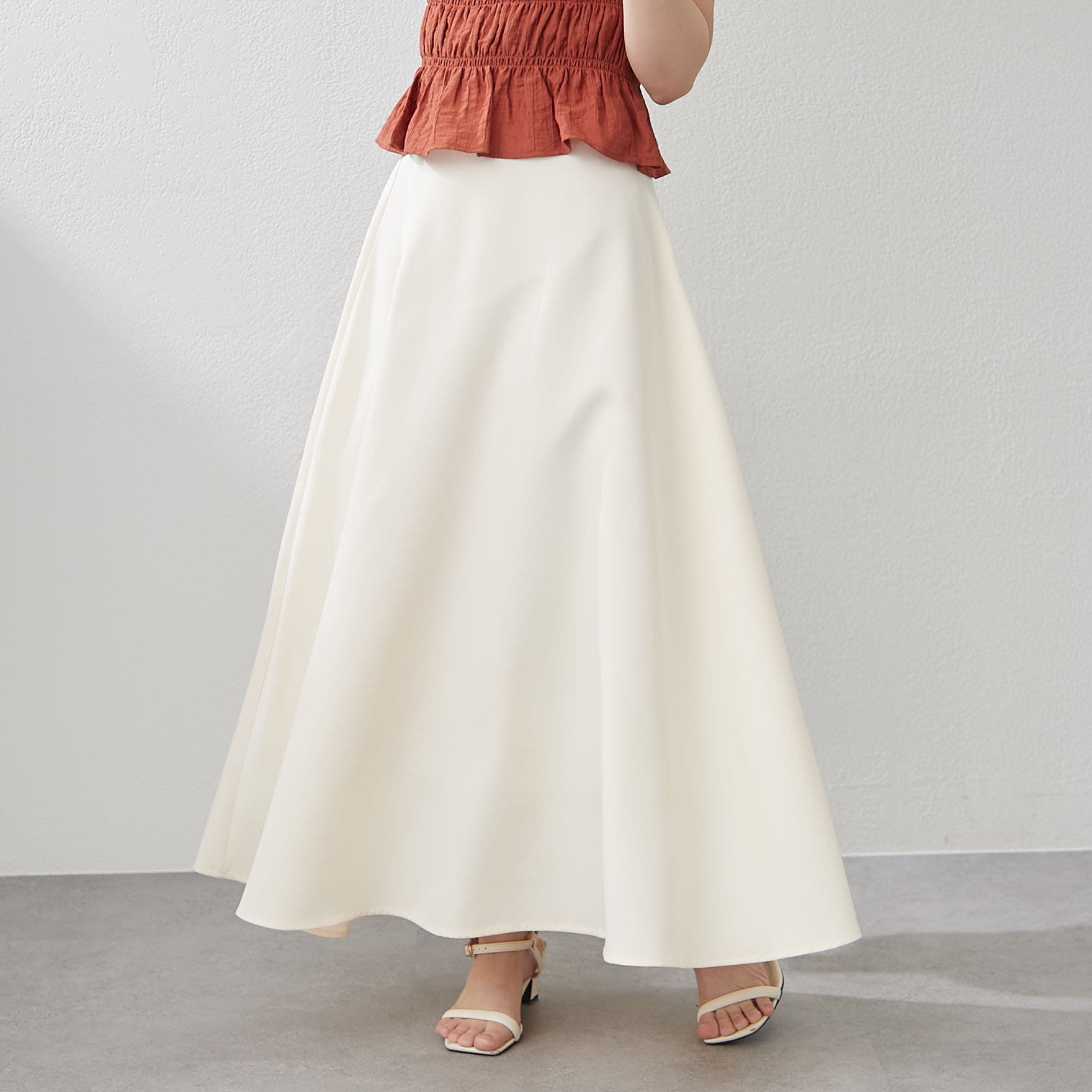 ハイウエストフレアスカート[品番：OLOW0015186]｜RMAF NICE CLAUP