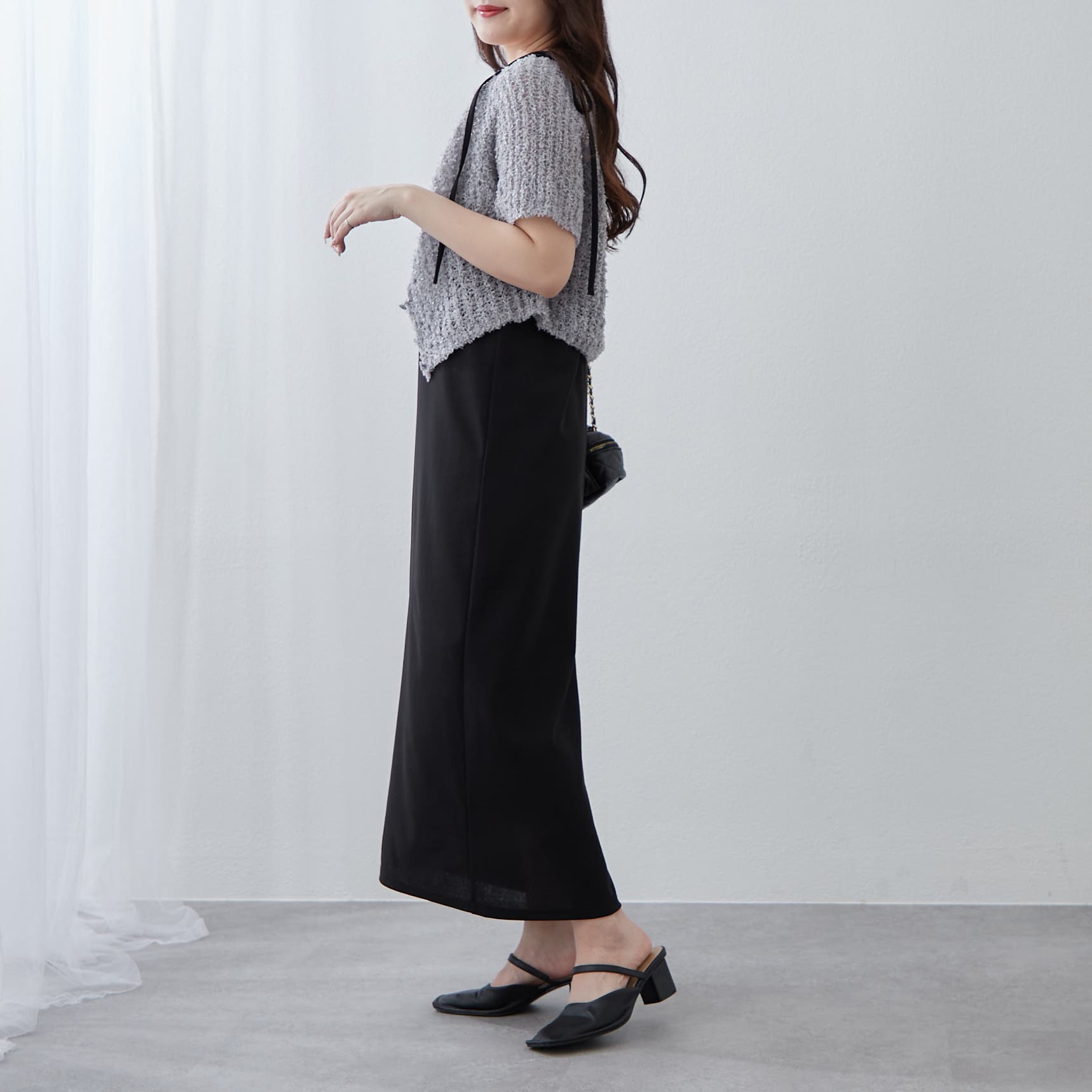 ［美品］ナイスデイ（NICEDAY） 2WAYニット&キャミジャンスカ[品番：NCLW0015754]｜NICE CLAUP