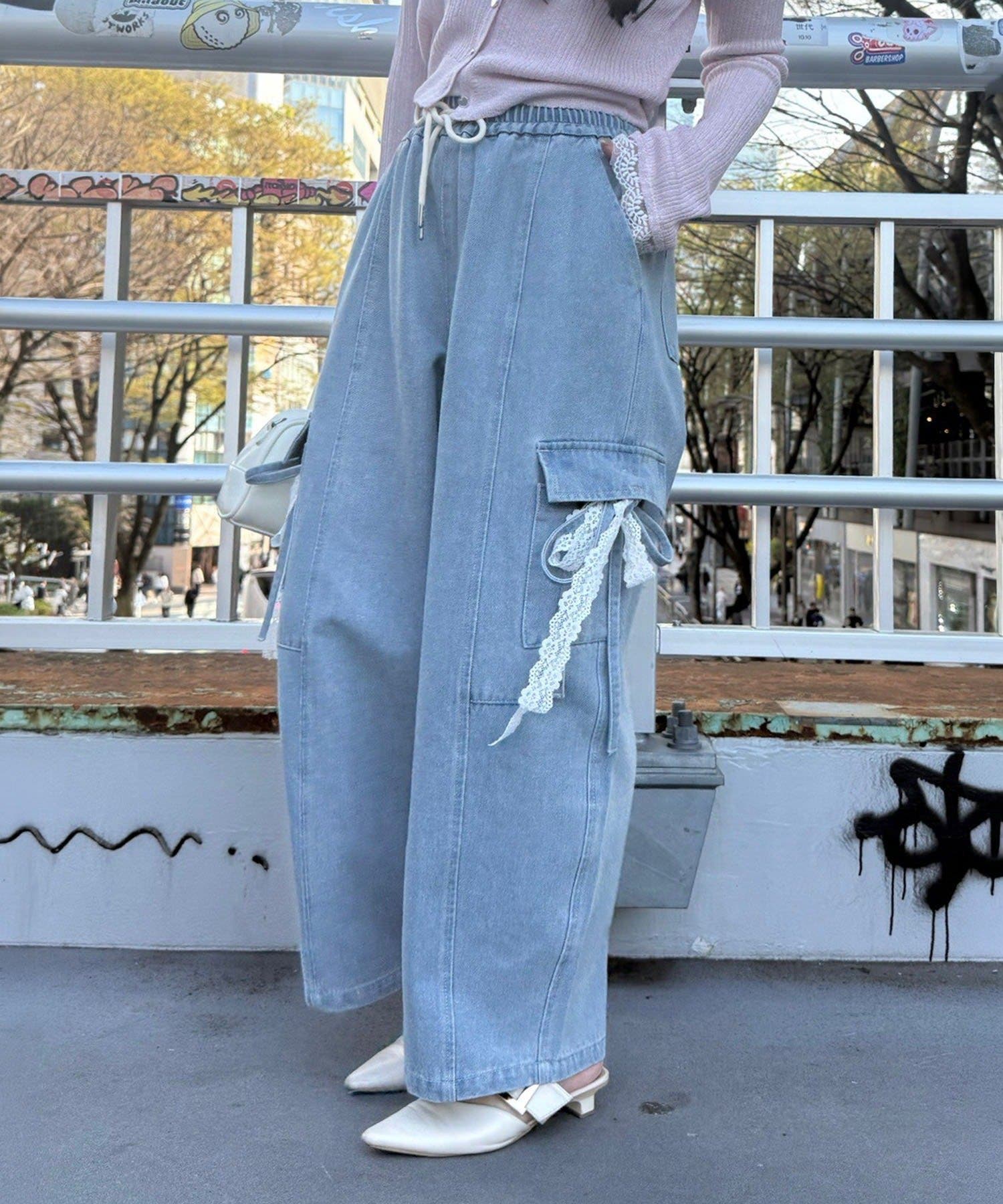 2WAY リボンカーゴパンツ[品番：OLOW0018096]｜RMAF NICE CLAUP 